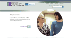 Desktop Screenshot of communitycancercenter.org